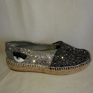 Chara ferragni ladies size 36 glitter shoes